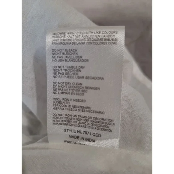 QED London abstract black white.strappy flowy dress festival boho Women SZ M - Picture 10 of 12